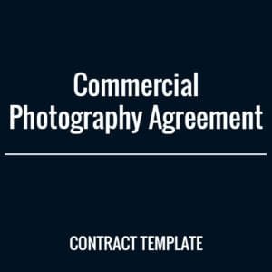Commercial Photography Contract
