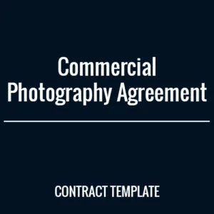 Commercial Photography Contract